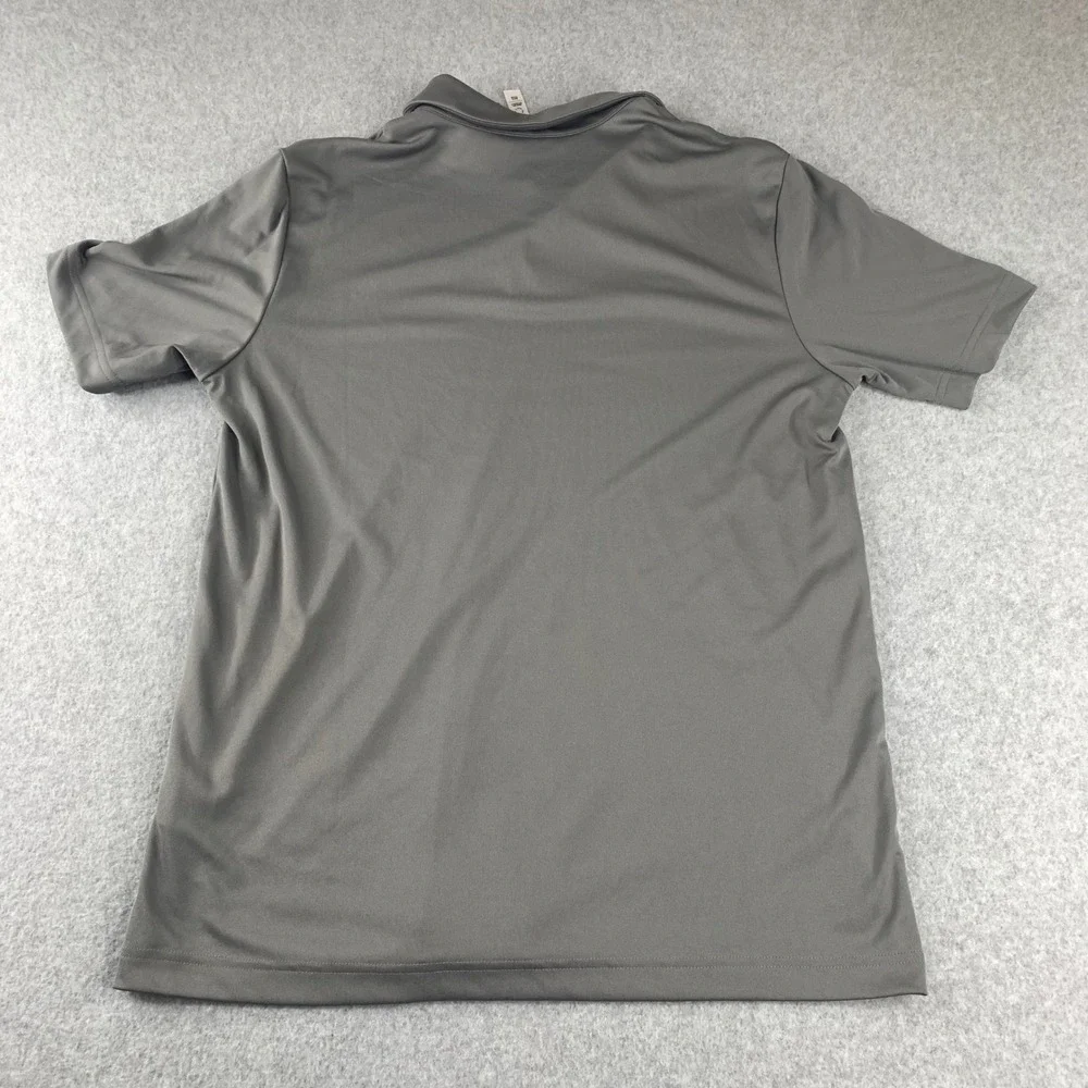 Adidas Polo Shirts Men Medium Navy Gray Aeroready‎ Performance Lot of 2